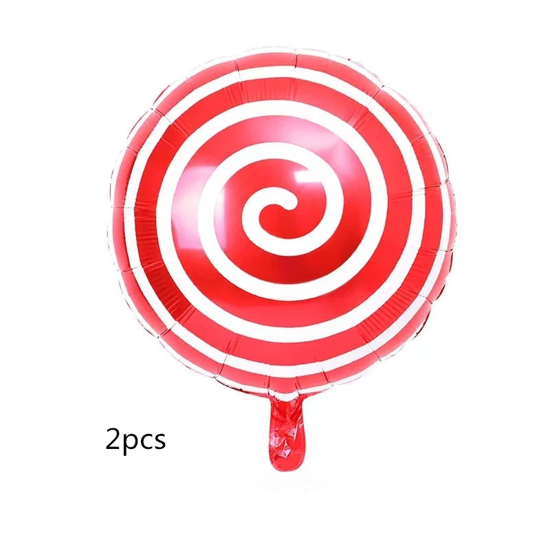 2pc sweet swirl foil balloon
