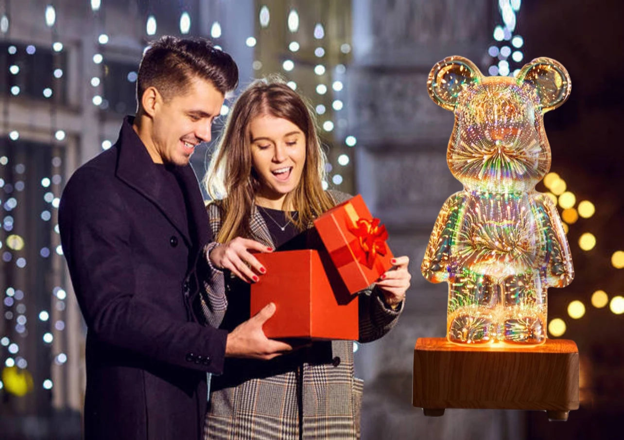 3D Light Firework night light gift for her