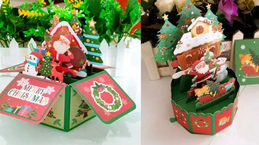 3D popup Christmas Cards