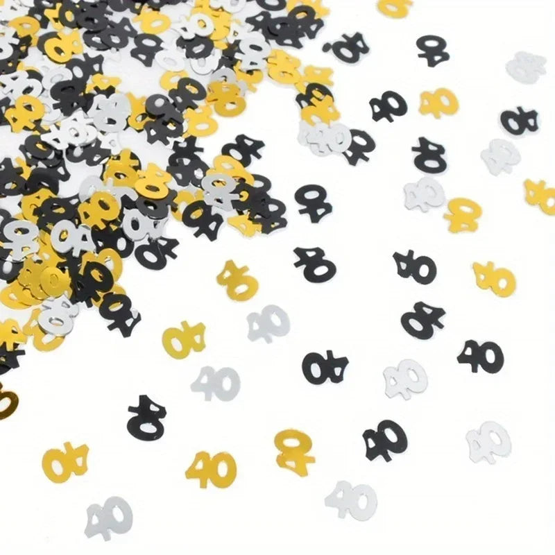 40th confetti