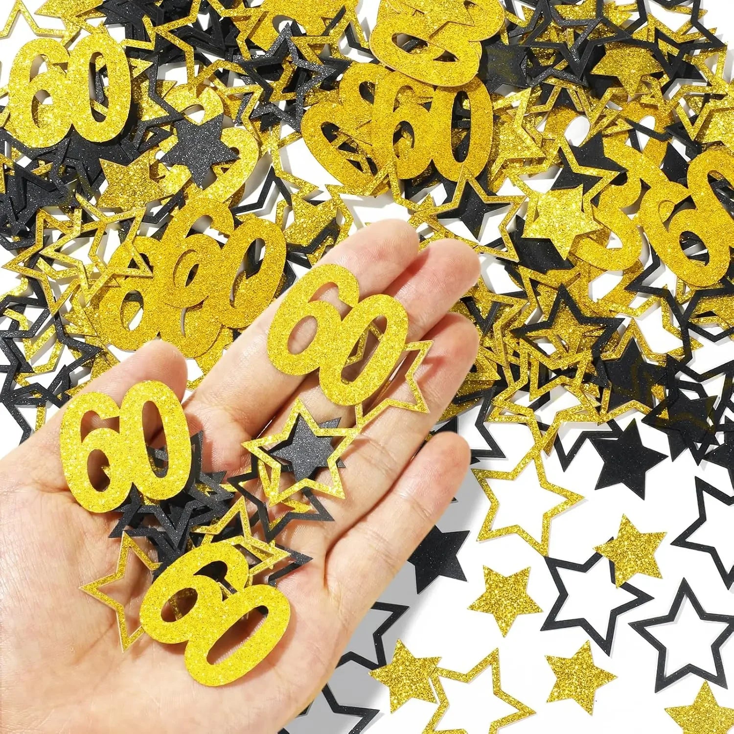 60th birthday confetti