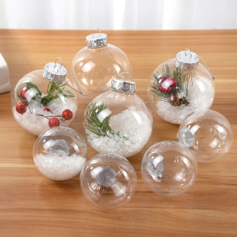 8cm 6cm Christmas Baubles