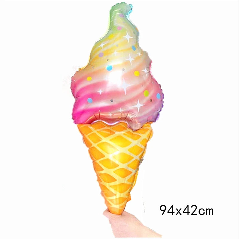 94x42cm Foil Balloon colourful icecream