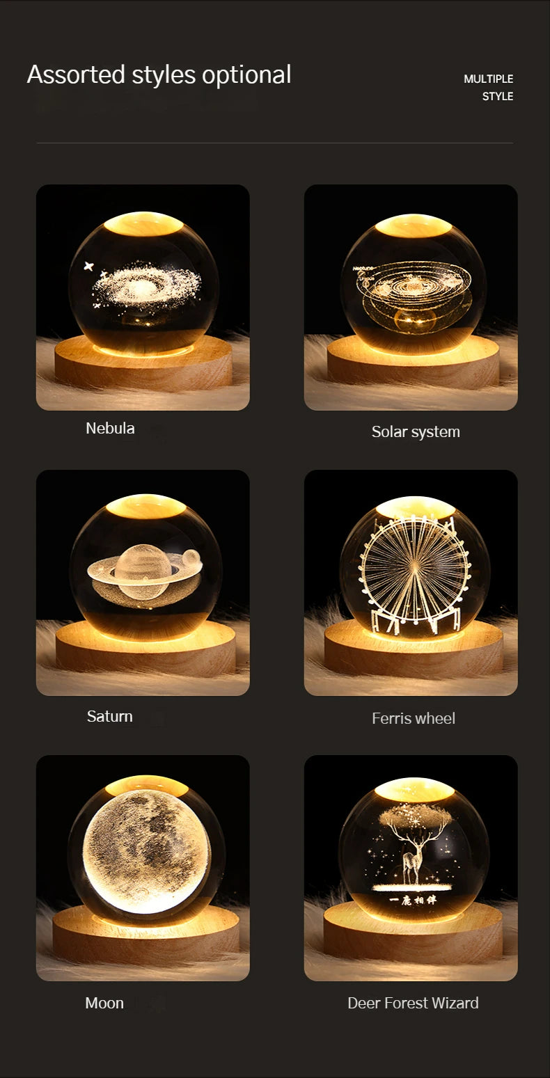 Assorted 3D night Light Christmas Gift