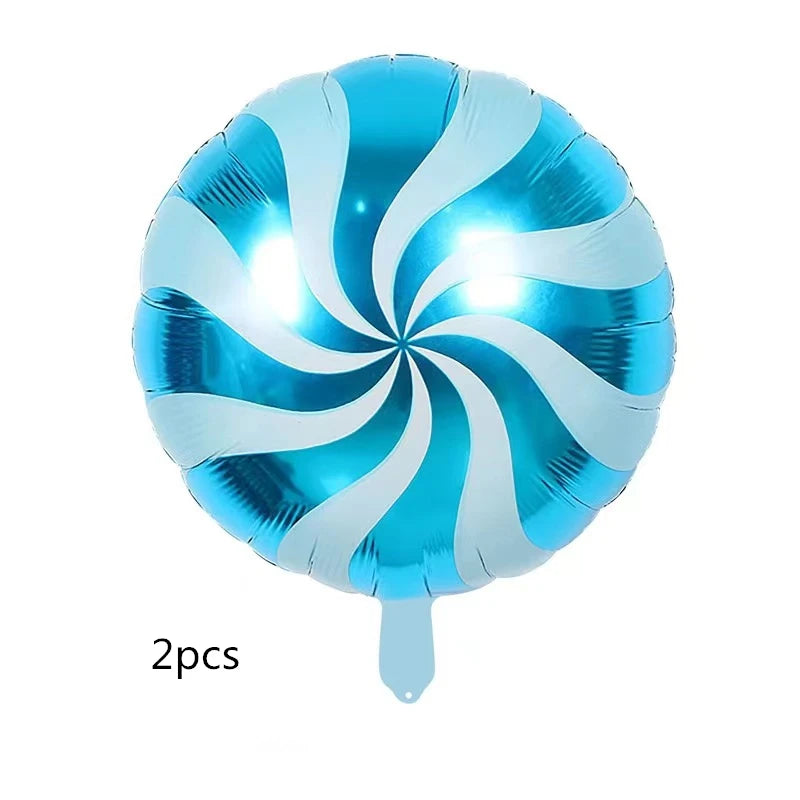 Blue sweet theme foil balloon