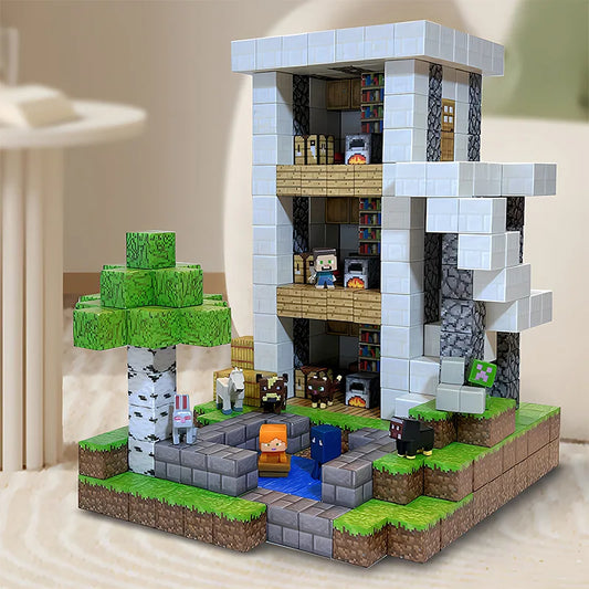 Build your own mining world with these craft blocks