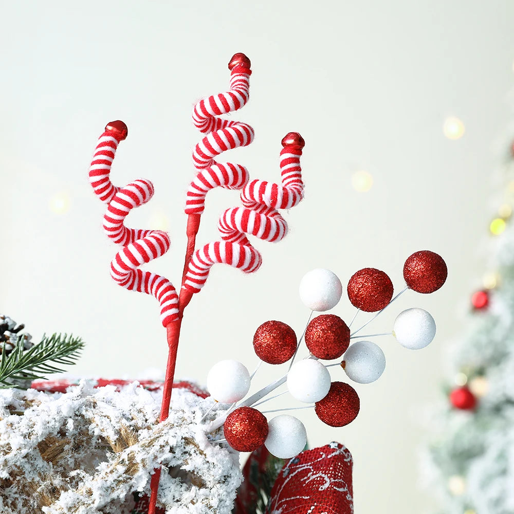 Candy cane Christmas tree decorations