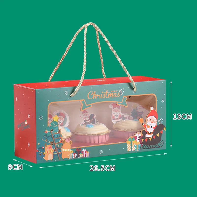 Cupcake Boxes 3 cup holder display dimensions