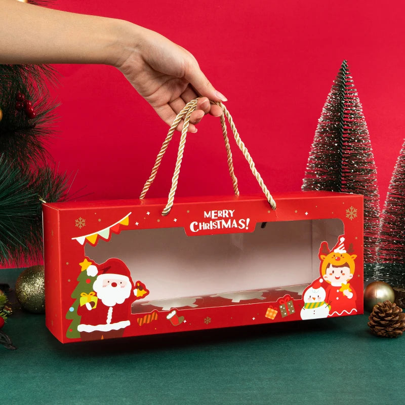 Christmas Cupcake Boxes 4 cup holder