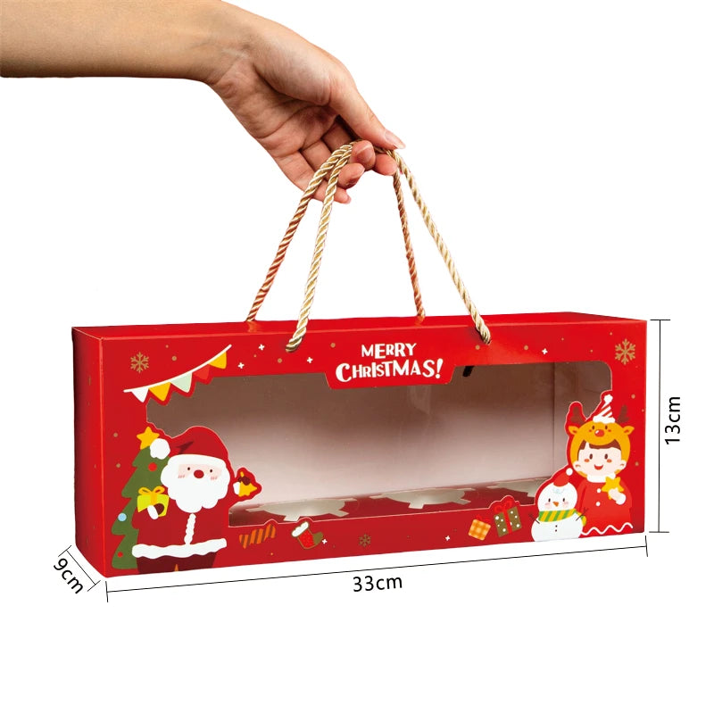 Christmas Cupcake Boxes  4 cupcake carry case dimensions