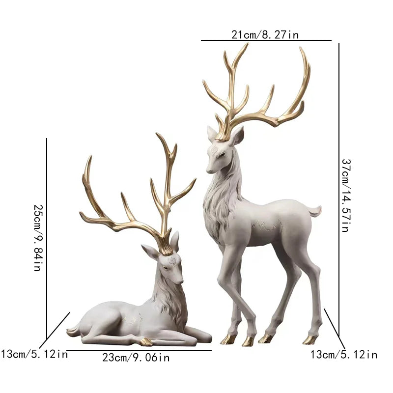 Christmas Deer decoration measurements