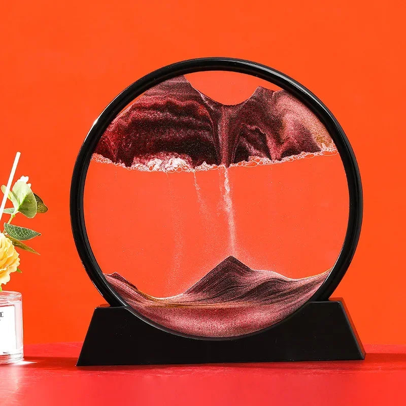 Christmas Gift for him Sand Art red and black