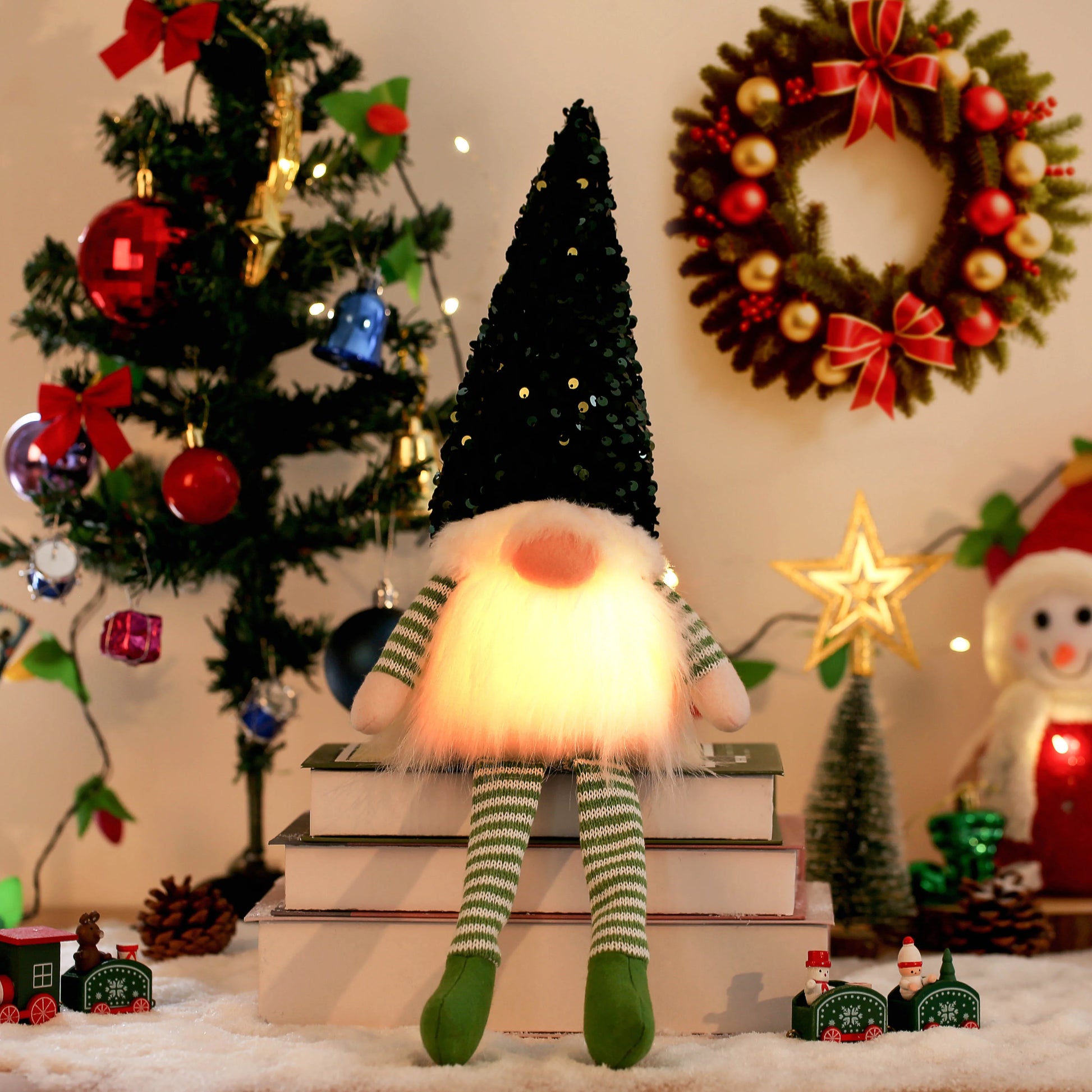 Christmas Gnomes light up
