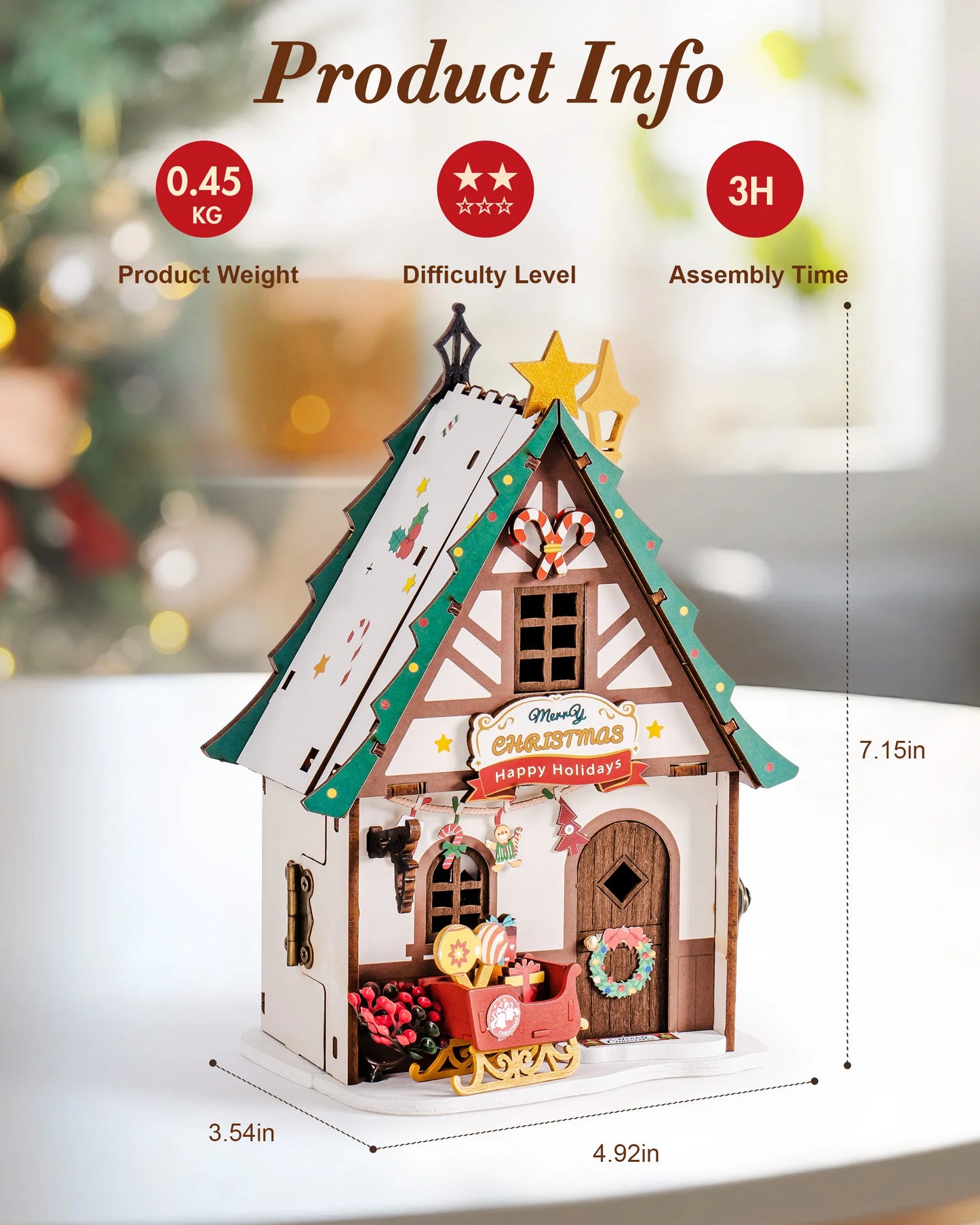 Christmas House model craft info