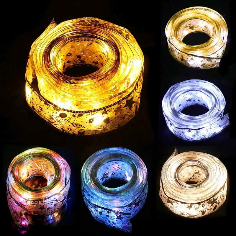 Christmas ribbon Lights for tree