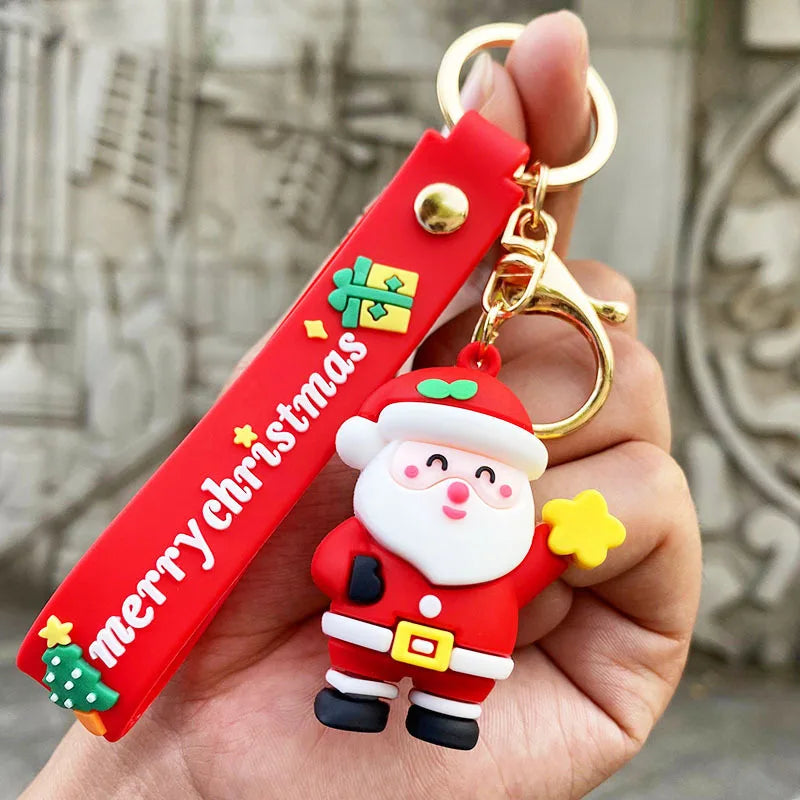 Christmas santa keyring gifts for boys girls