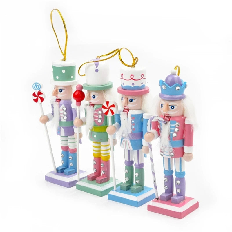 Colourful Christmas nutcrackers