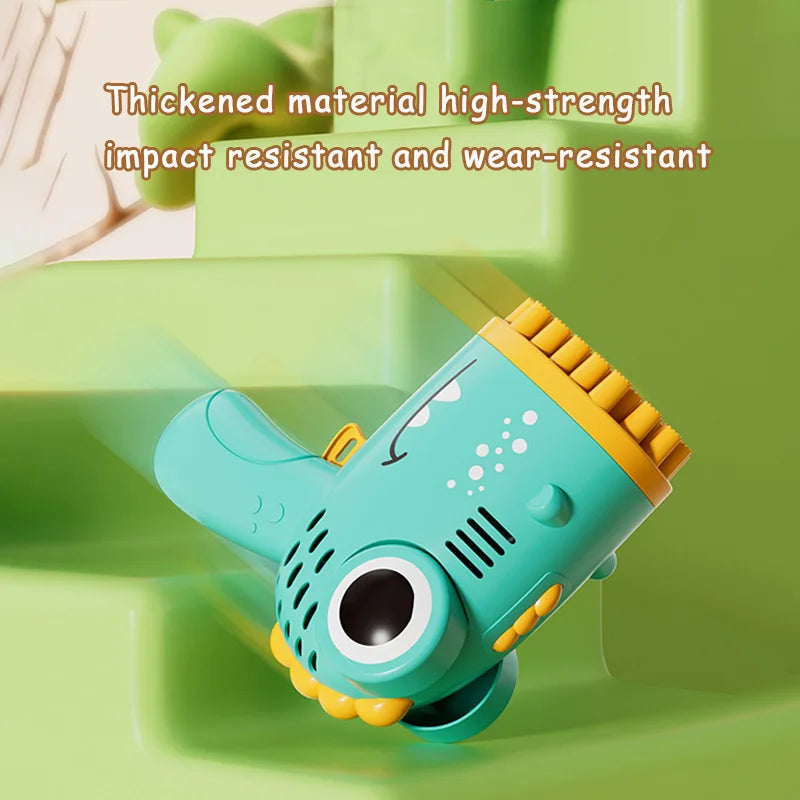 Durable Dinosaur Bubble Machine Gift for Kids