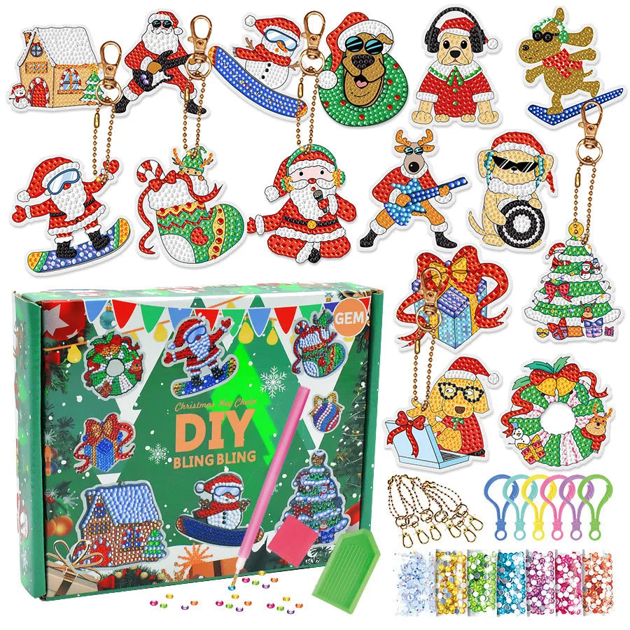 Fun Christmas Crafts Gem art