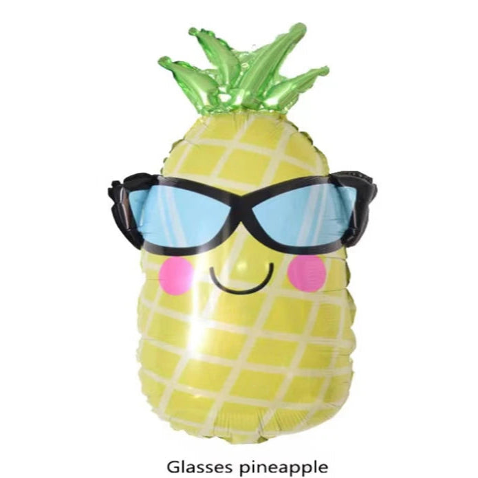 Glasses Pineapple Foil Balloon