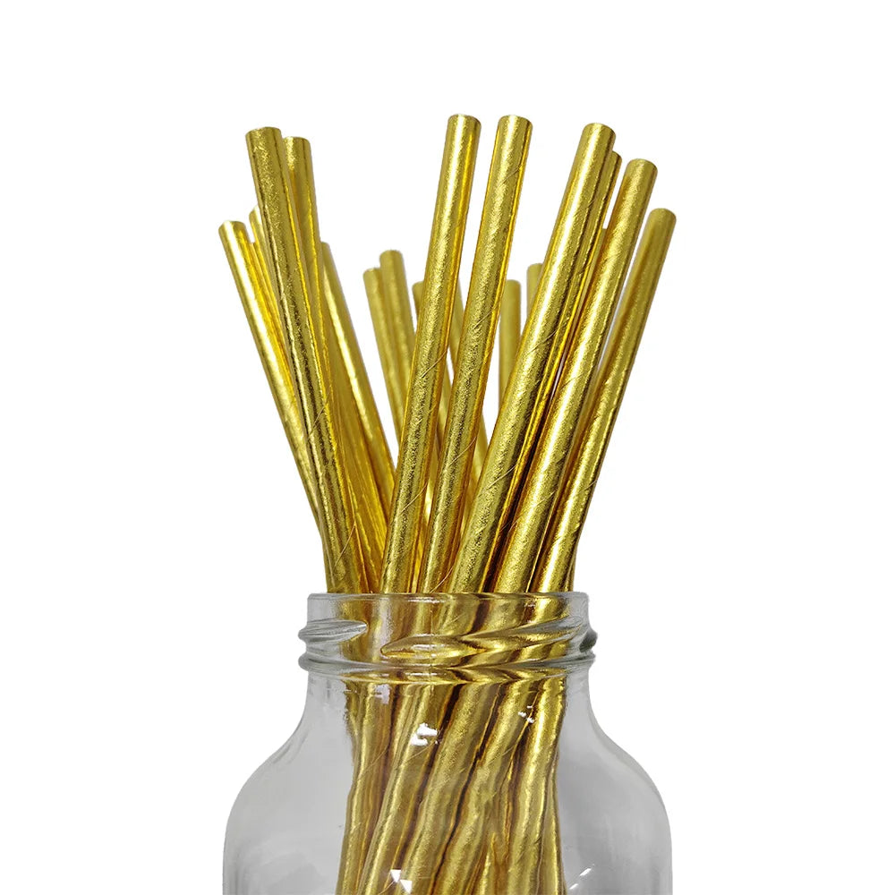 Gold Straws