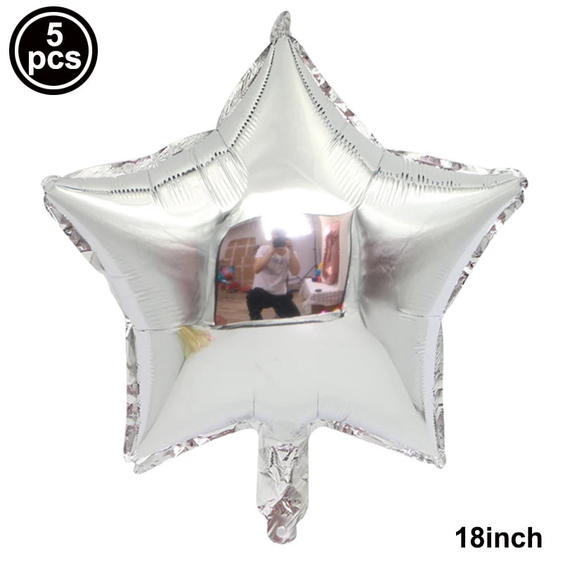3D Astronaut Space Rocket Foil Balloons