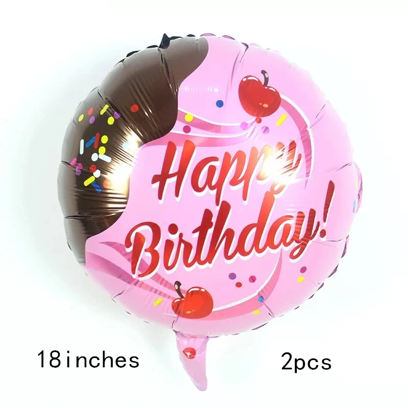 Happy Birthday Desert foil balloons 2 pcs