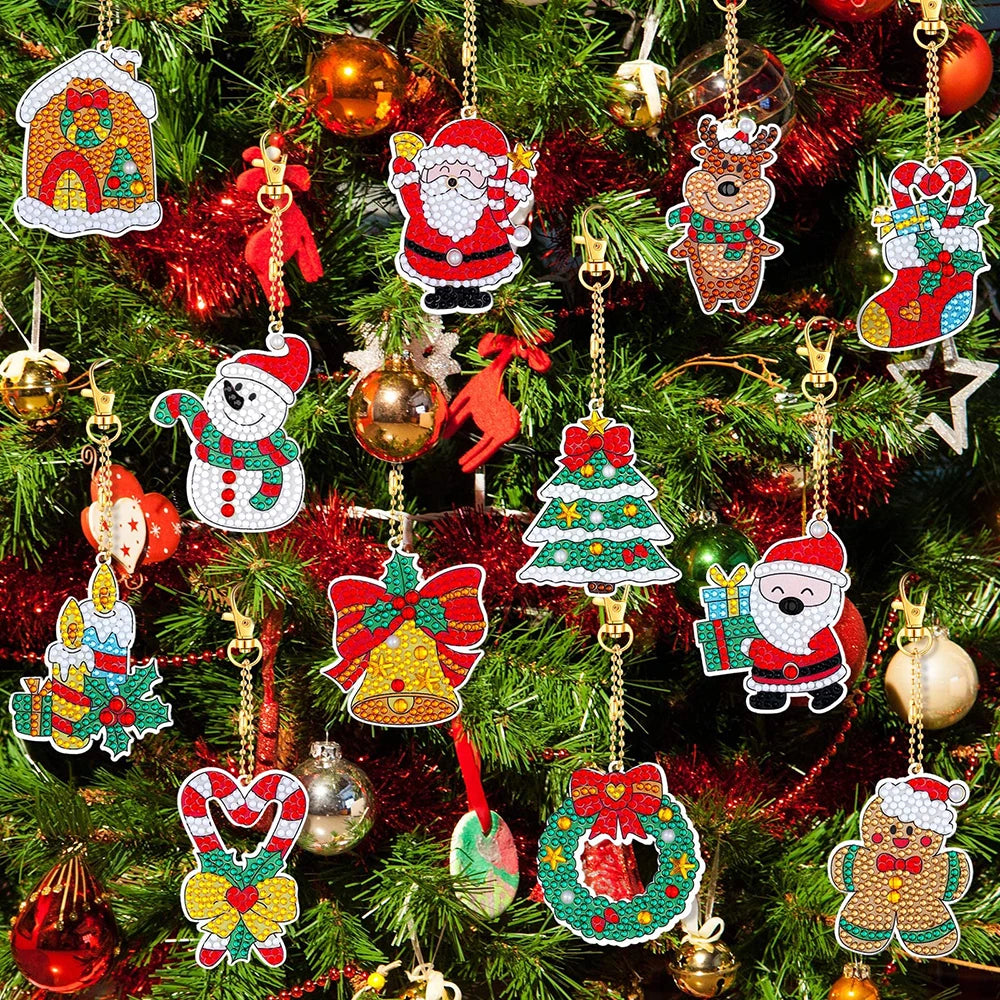 Keychain Christmas ornament hangers