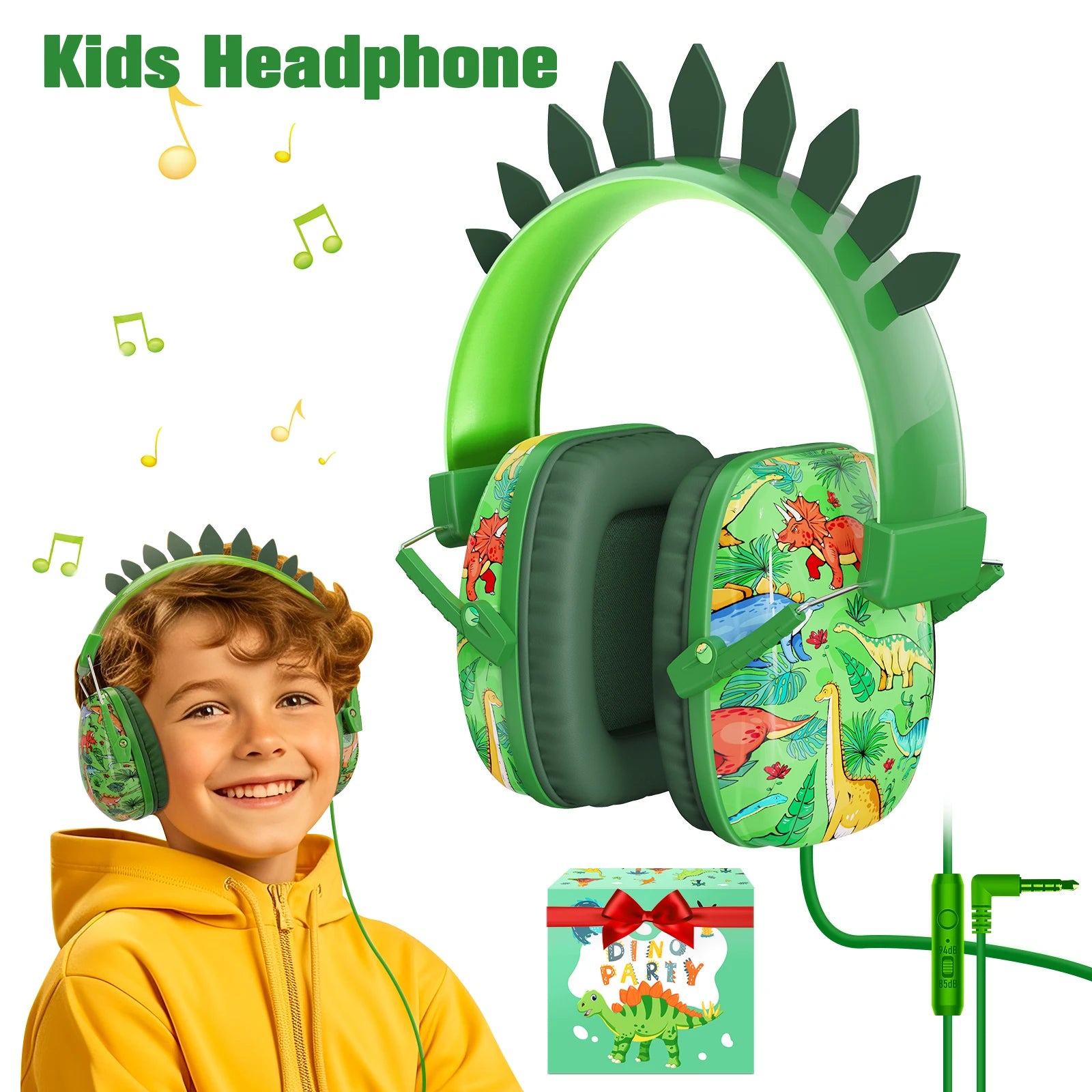 Kids Dinosaur Headphones The Christmas Factory kids-dinosaur-headphones-the-christmas-factory