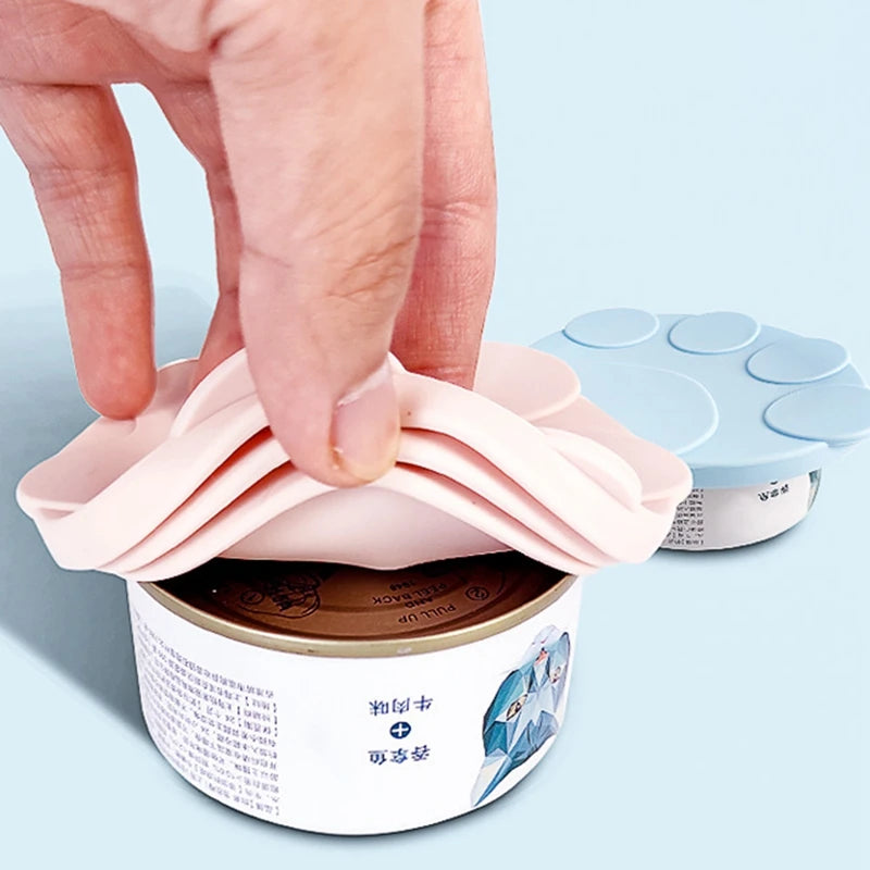 Make your pet food last longer with with this silicone sealing lid