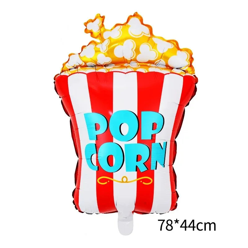 Popcorn foil balloon