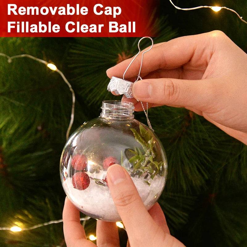 Removable Cap Fillable Clear Ball