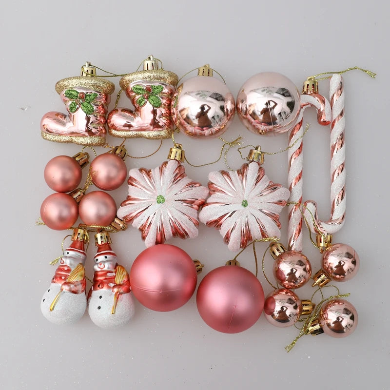 Rose Gold Christmas Ornaments For tree