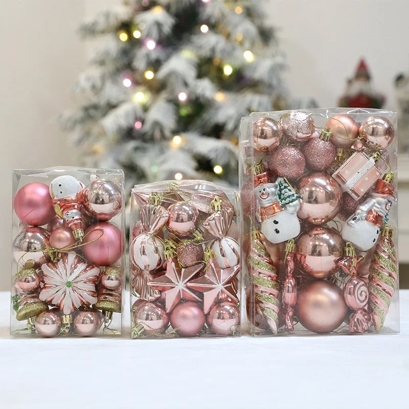 Rose Gold Decorations for Tree