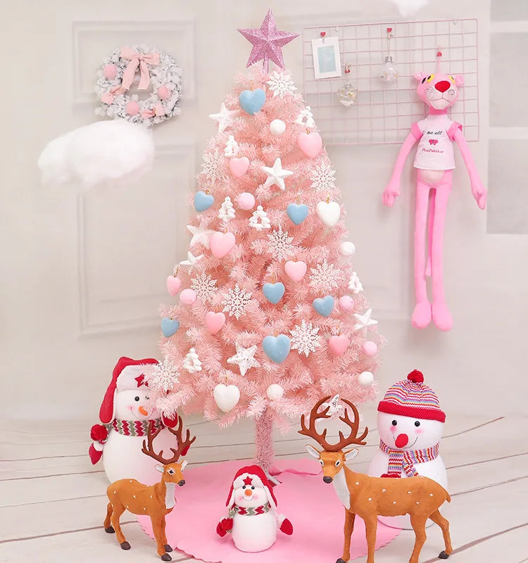 Pink / Blue / White / Green  Artificial Christmas Tree 180cm/6ft