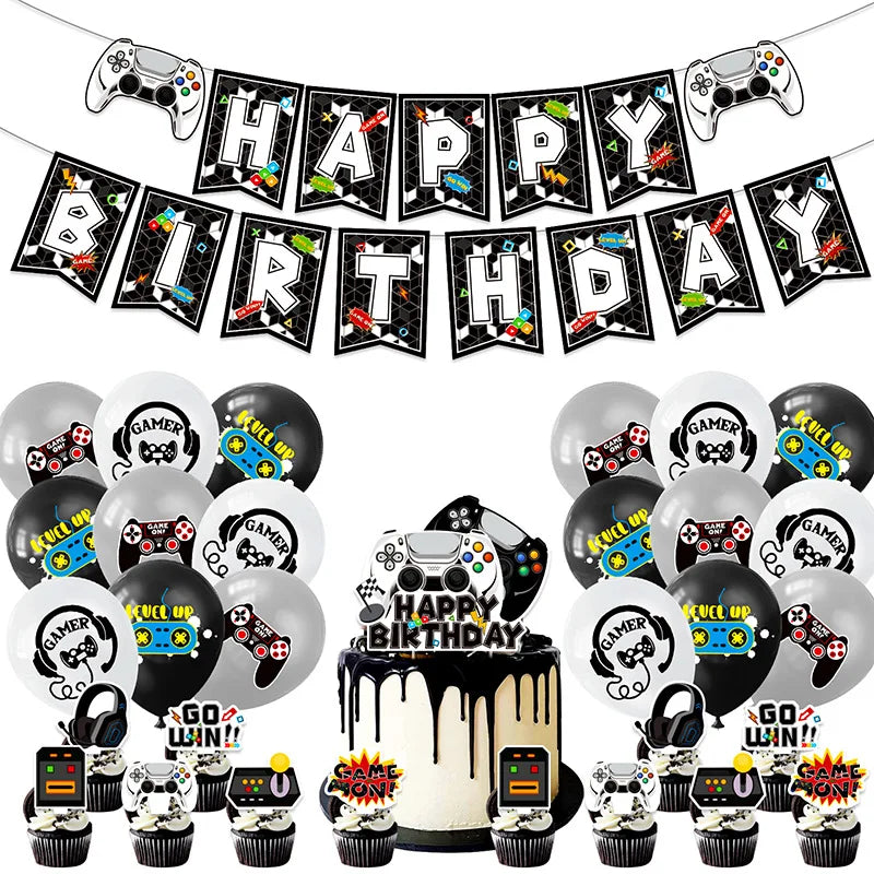 Game Theme Boys Birthday Party Supplies and Decorations
