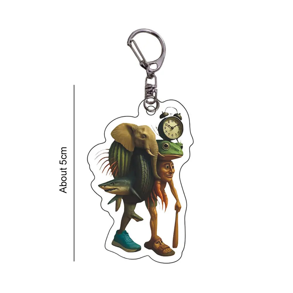 Italian Brainrot Acrylic Keychain