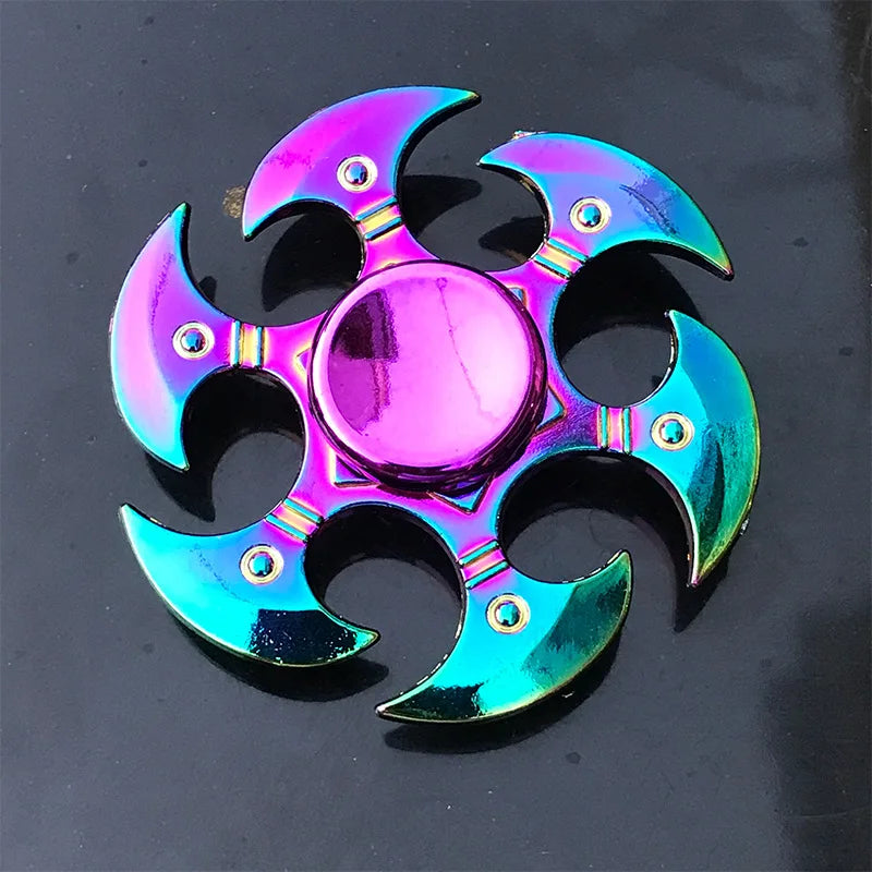 Metal Rainbow Fidget Spinners