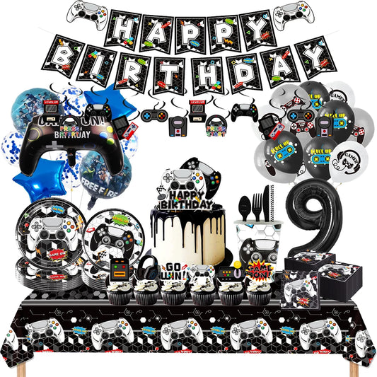 Game Theme Boys Birthday Party Supplies and Decorations