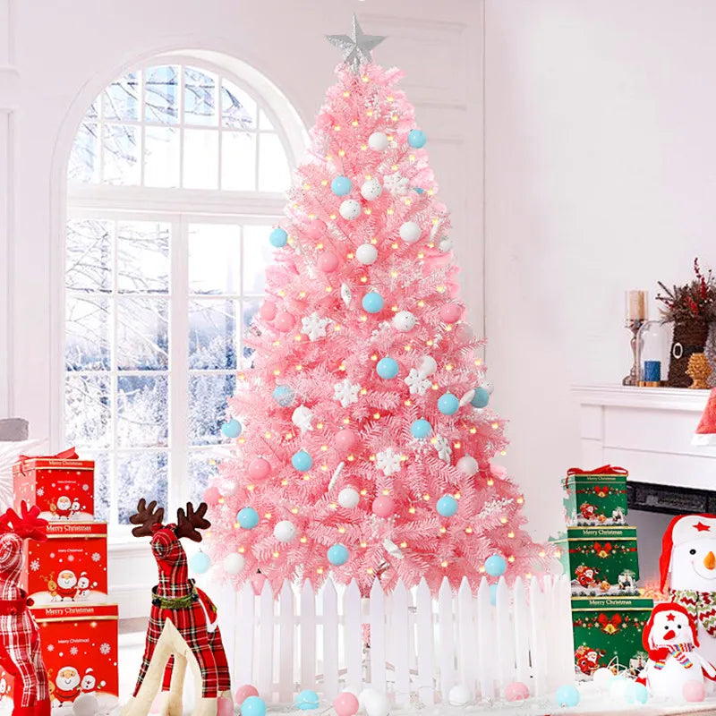 Pink / Blue / White / Green  Artificial Christmas Tree 180cm/6ft