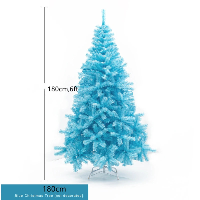Pink / Blue / White / Green  Artificial Christmas Tree 180cm/6ft