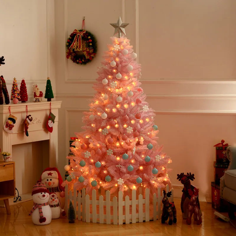 Pink / Blue / White / Green  Artificial Christmas Tree 180cm/6ft