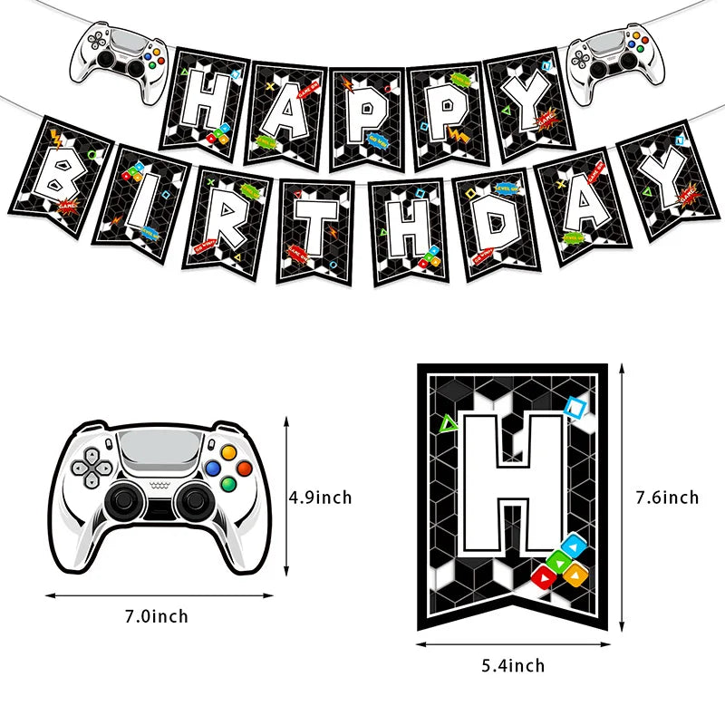 Game Theme Boys Birthday Party Supplies and Decorations