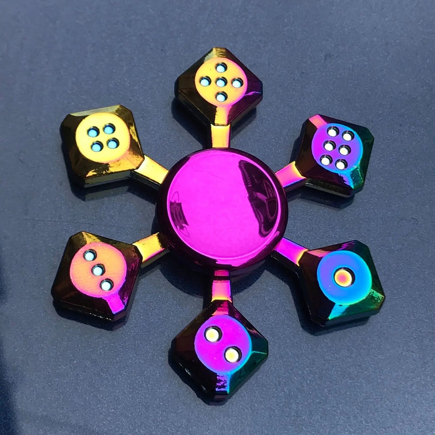 Metal Rainbow Fidget Spinners