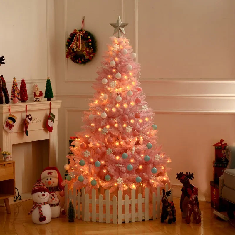 Pink / Blue / White / Green  Artificial Christmas Tree 180cm/6ft