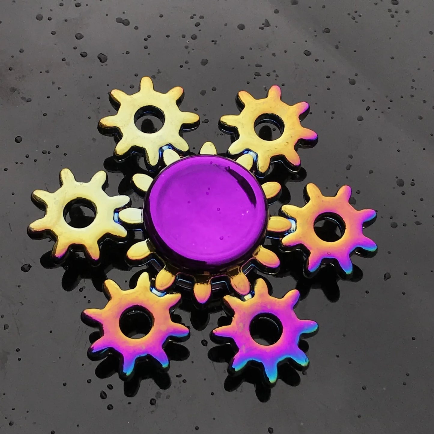 Metal Rainbow Fidget Spinners