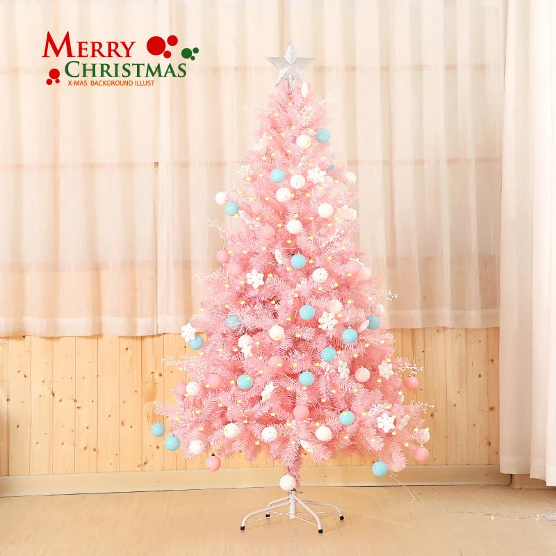 Pink / Blue / White / Green  Artificial Christmas Tree 180cm/6ft
