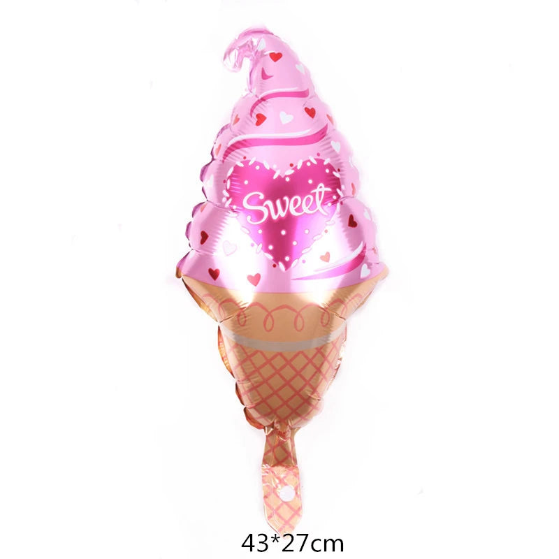 Sweet Ice cream cone foil balloon