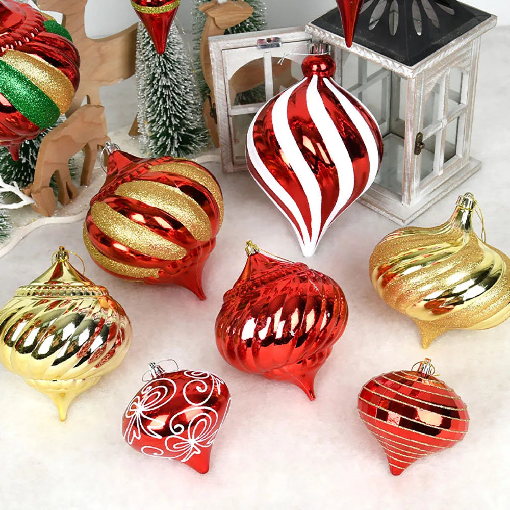 Traditional Onion shape Christmas tree ornaments