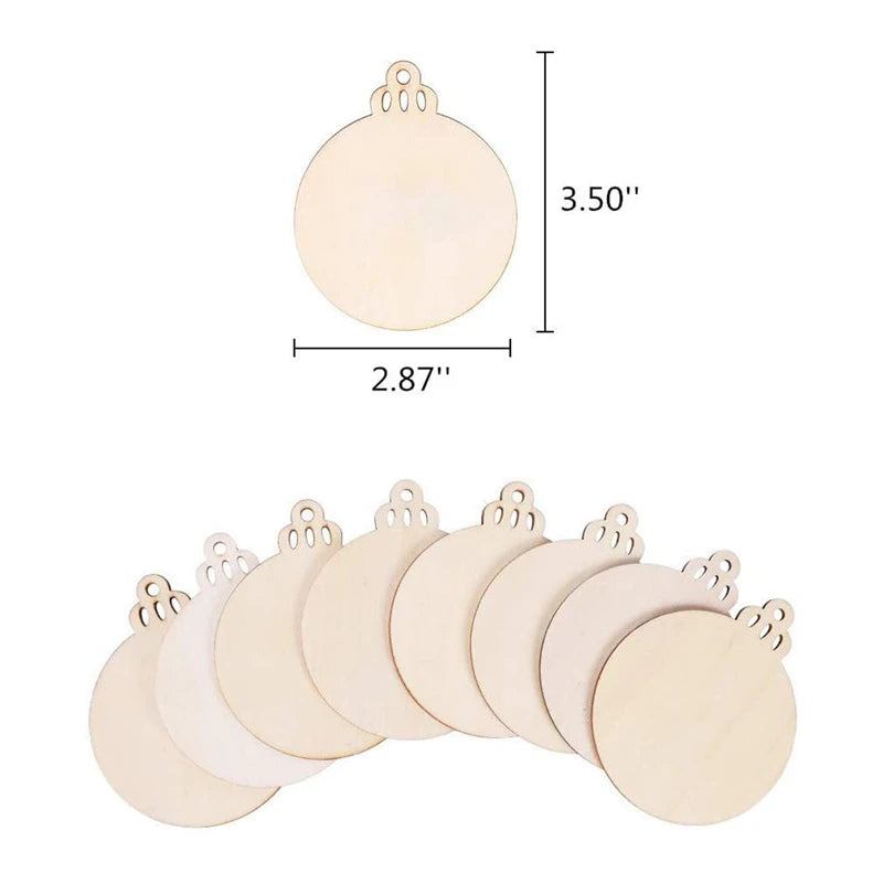 Wooden Bauble Craft Measurements